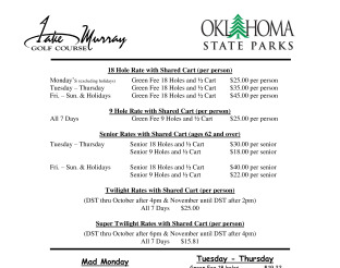 View 2023 Course Rates